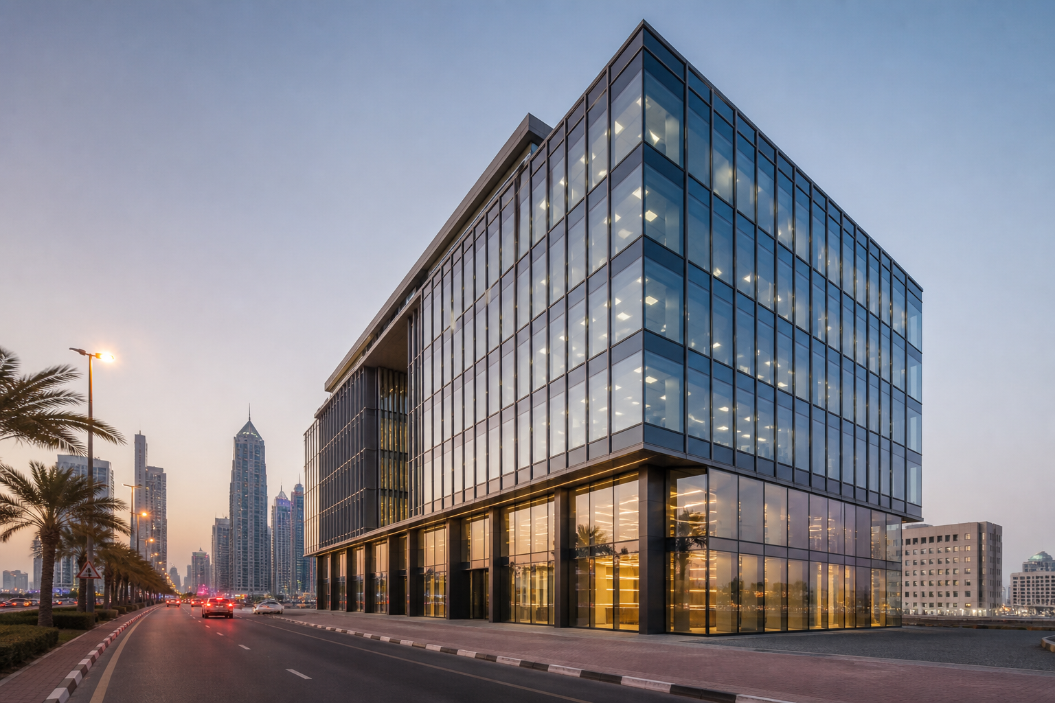 Contemporary commercial office building in Deira.