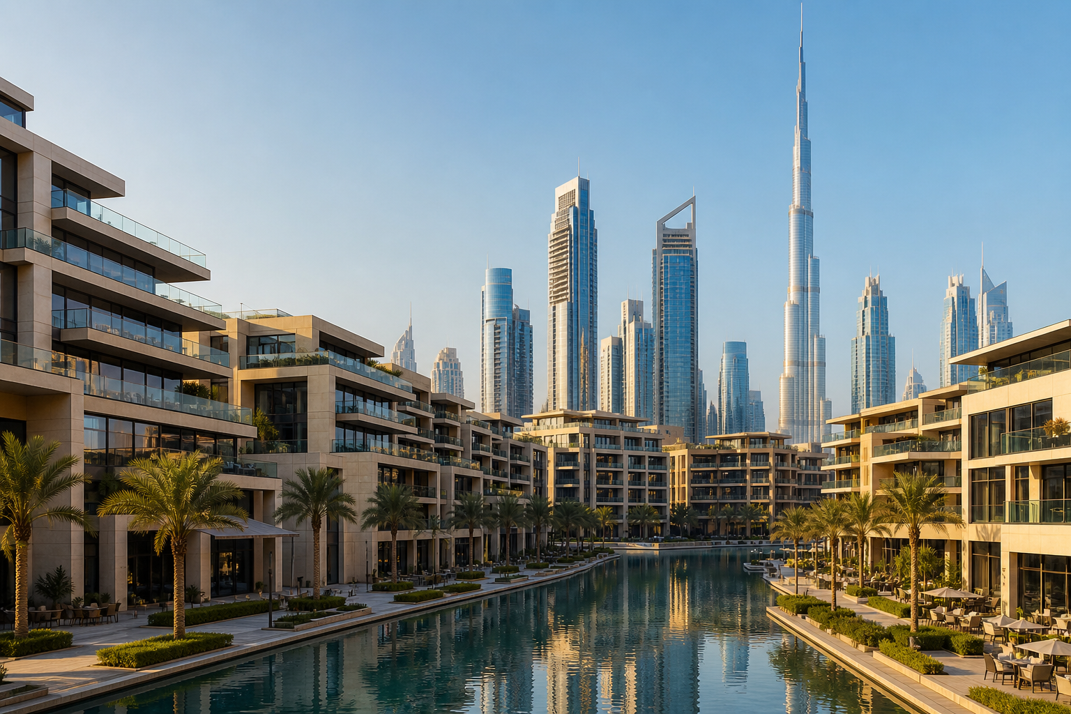 Dubai mixed-use development representing investment strategy.